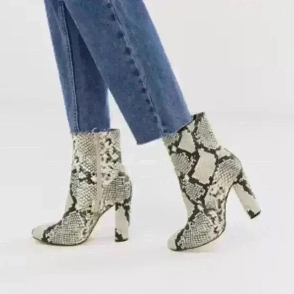 Call It Spring snakeskin booties - Picture 2 of 6